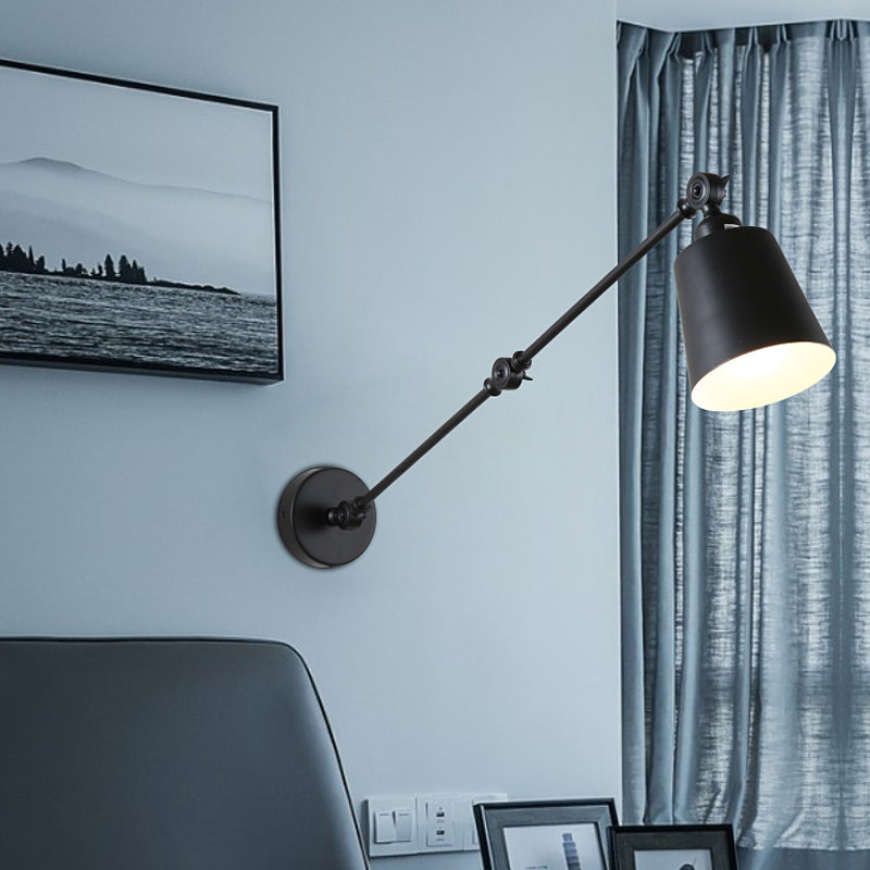 Léonie 2-Joint Swing Arm Wall Reading Light – Nordic Adjustable Sconce