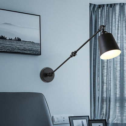 Léonie 2-Joint Swing Arm Wall Reading Light – Nordic Adjustable Sconce