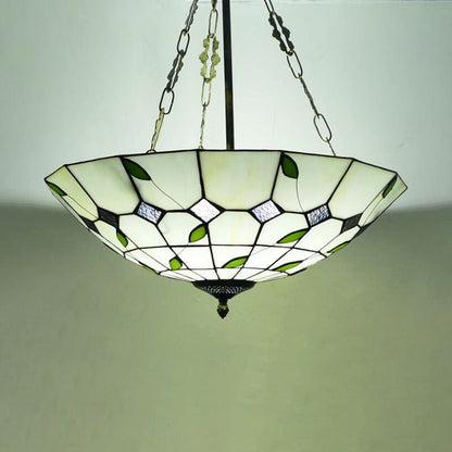 Julienne Retro-Glasmalerei-Schalenanhänger