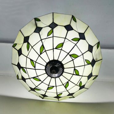 Julienne Retro-Glasmalerei-Schalenanhänger