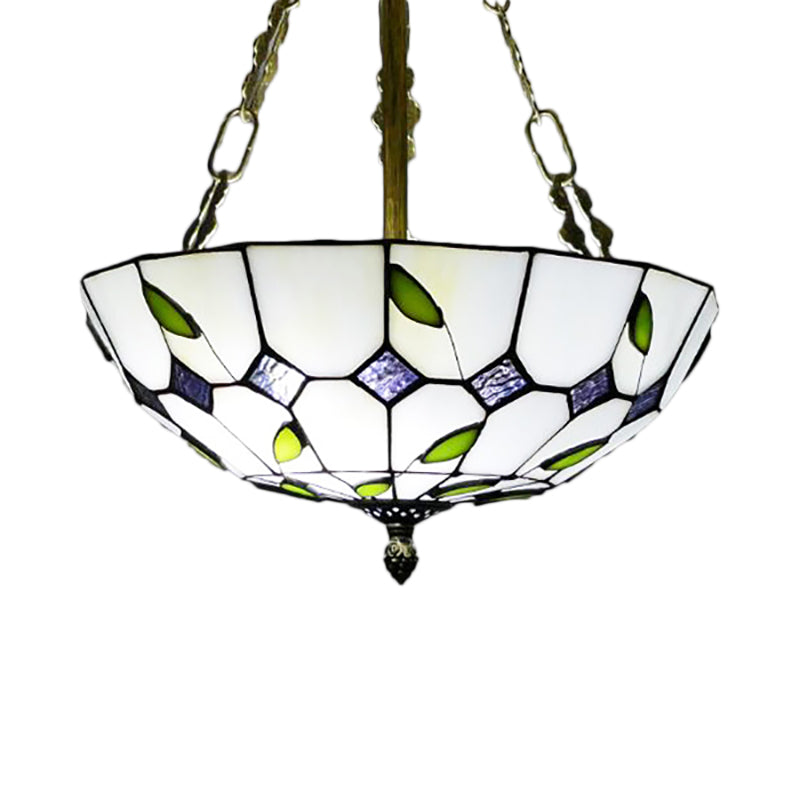 Julienne Retro-Glasmalerei-Schalenanhänger
