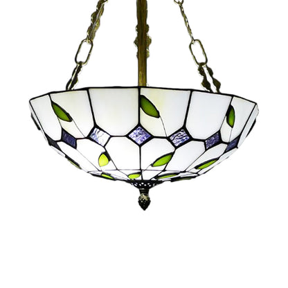 Julienne Retro-Glasmalerei-Schalenanhänger