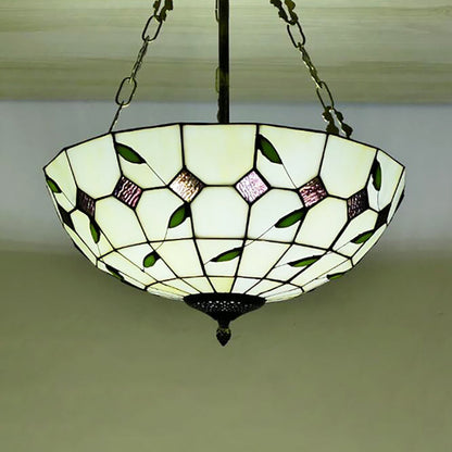 Julienne Retro-Glasmalerei-Schalenanhänger