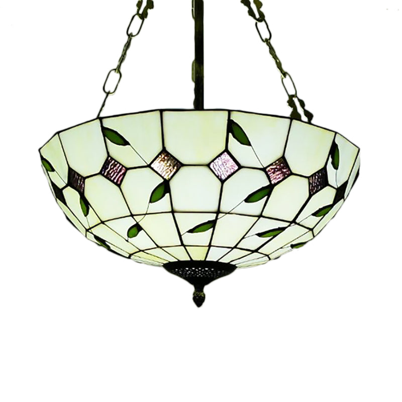 Julienne Retro-Glasmalerei-Schalenanhänger