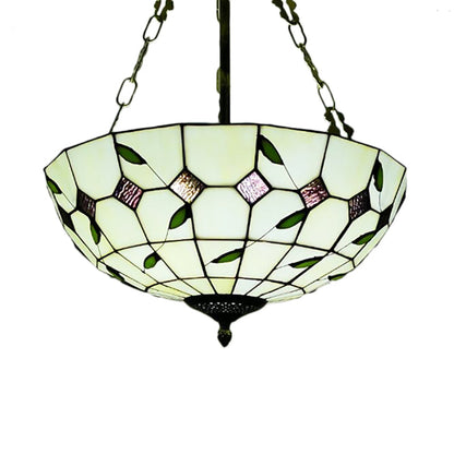 Julienne Retro-Glasmalerei-Schalenanhänger