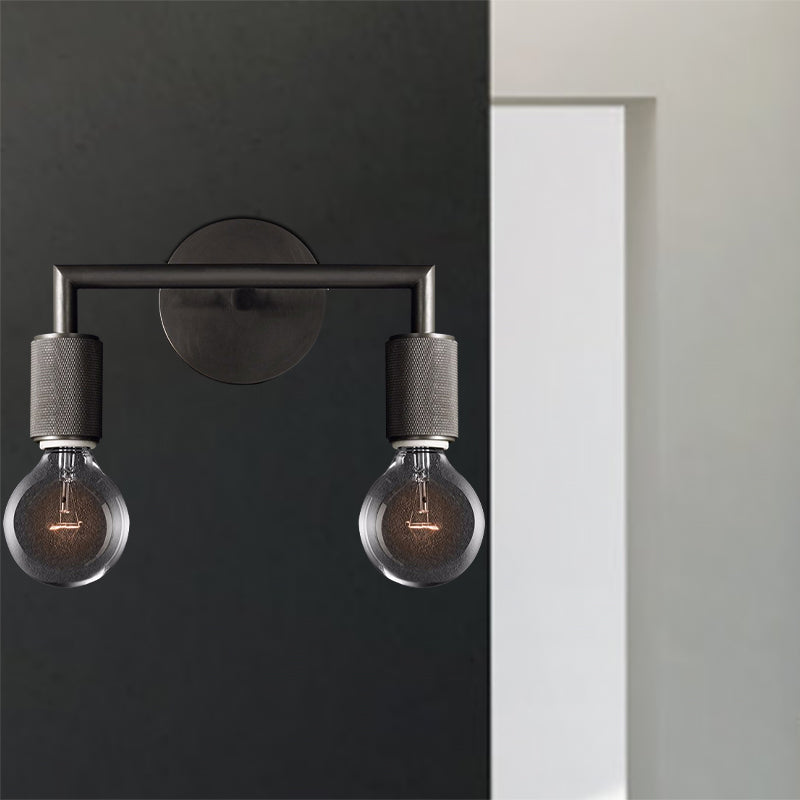 Margaux minimalistische Wandleuchte mit Glühbirne
