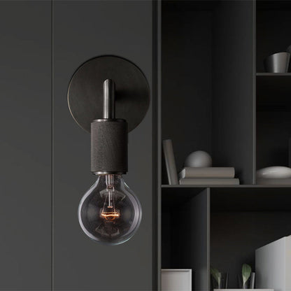Margaux minimalistische Wandleuchte mit Glühbirne