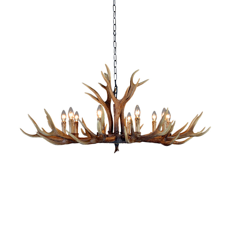 Geneviève Resin Stag Antler Chandelier