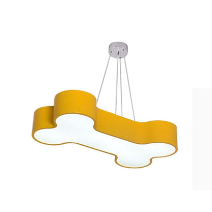 Aurélie Yellow Bone LED-Kronleuchter