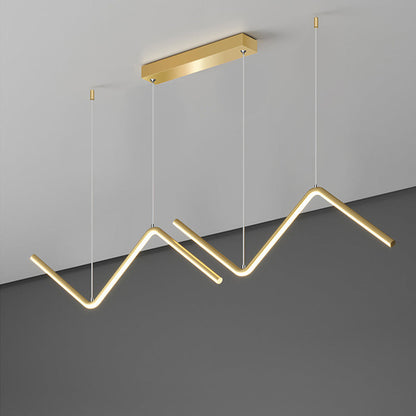 Clémence Zigzag Minimalist LED Pendant Light