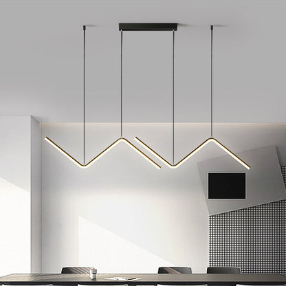Clémence Zigzag Minimalist LED Pendant Light