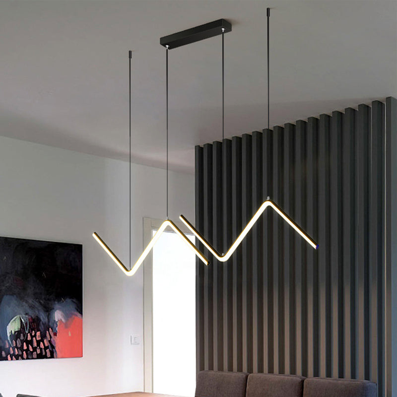 Clémence Zigzag Minimalist LED Pendant Light