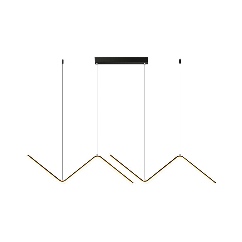 Clémence Zigzag Minimalist LED Pendant Light