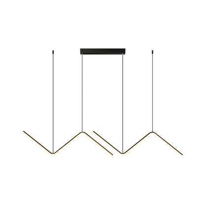 Clémence Zigzag Minimalist LED Pendant Light