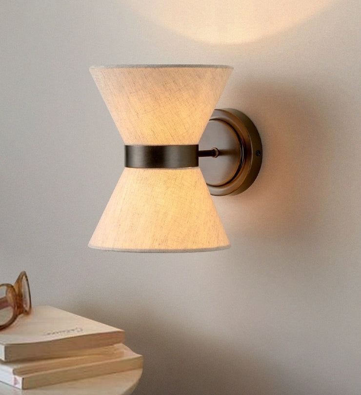 Camille Fabric Shade Wall Lamp