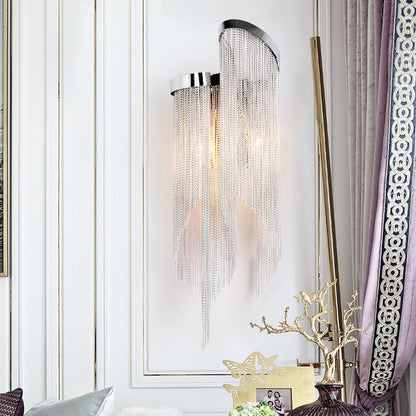Clémence Chain Tassel Wall Sconce
