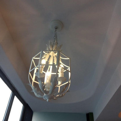 Clémence 3-Head Wire Cage Chandelier