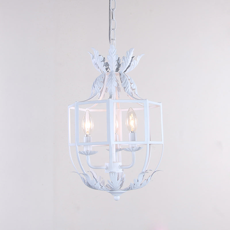 Clémence 3-Head Wire Cage Chandelier