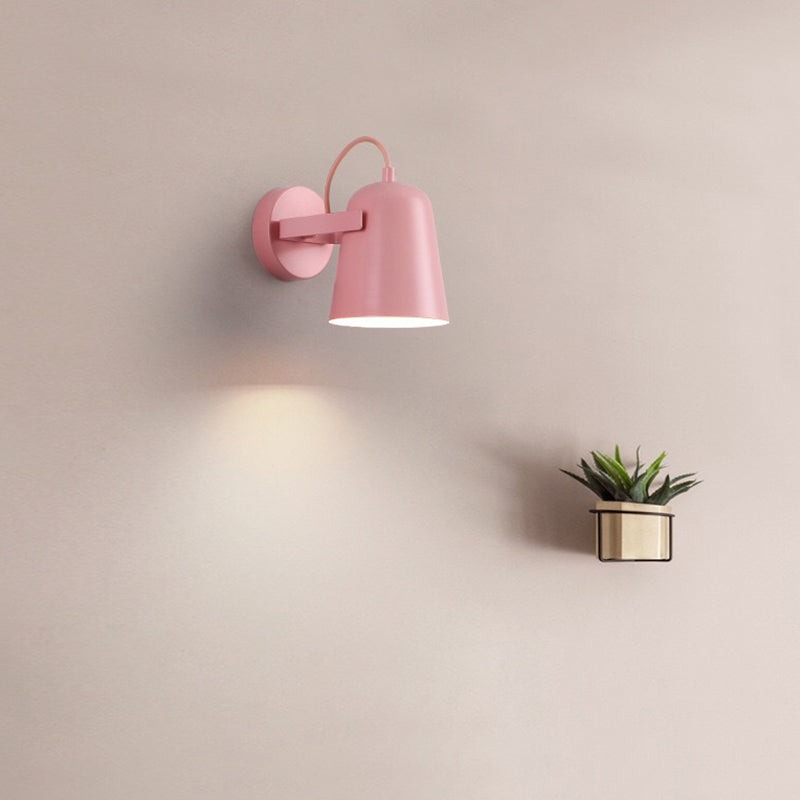 Sophie Nordic Bell drehbare Wandleuchte Metallschirm