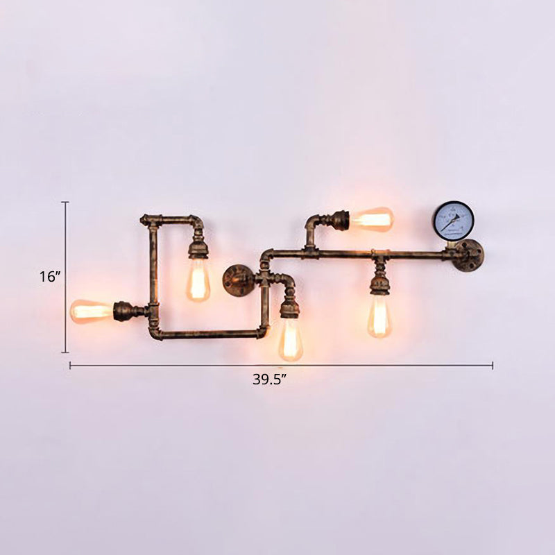 Victor Steampunk Labyrinth Wandleuchte