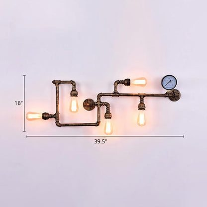Victor Steampunk Labyrinth Wandleuchte