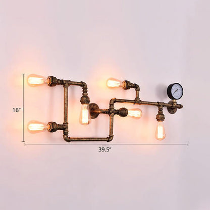 Victor Steampunk Labyrinth Wandleuchte