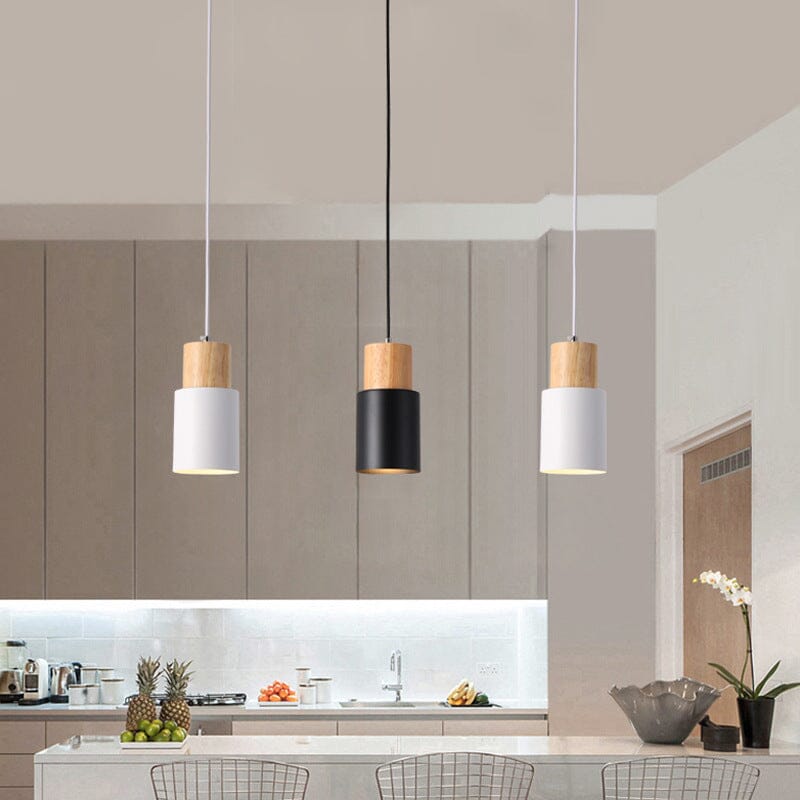 Amélie Handcrafted Oak Pendant Light