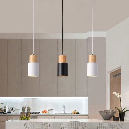 Amélie Handcrafted Oak Pendant Light