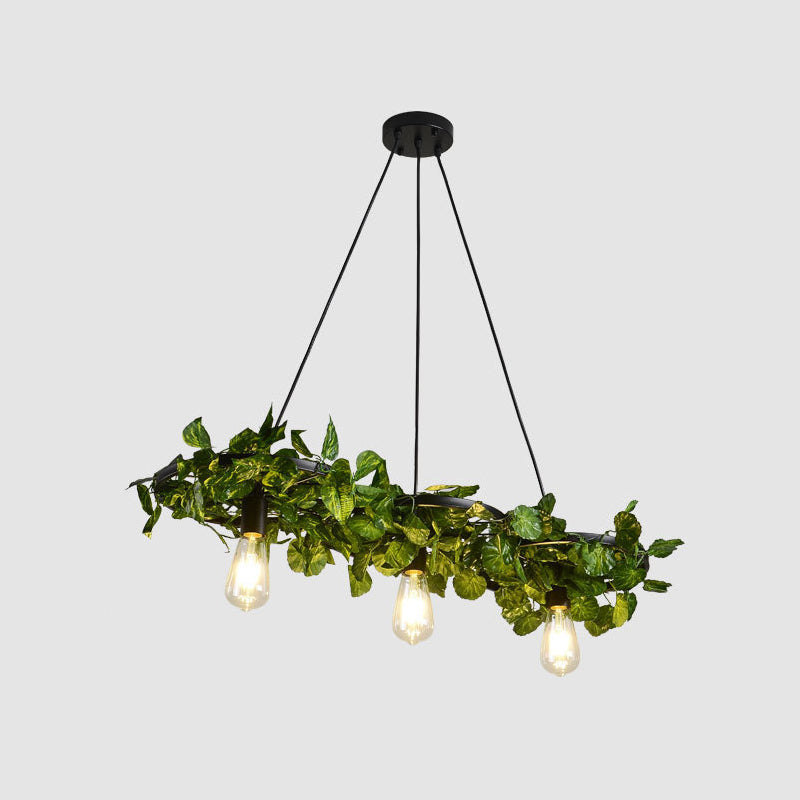 Anaëlle Hängeleuchte mit rustikalem Rad