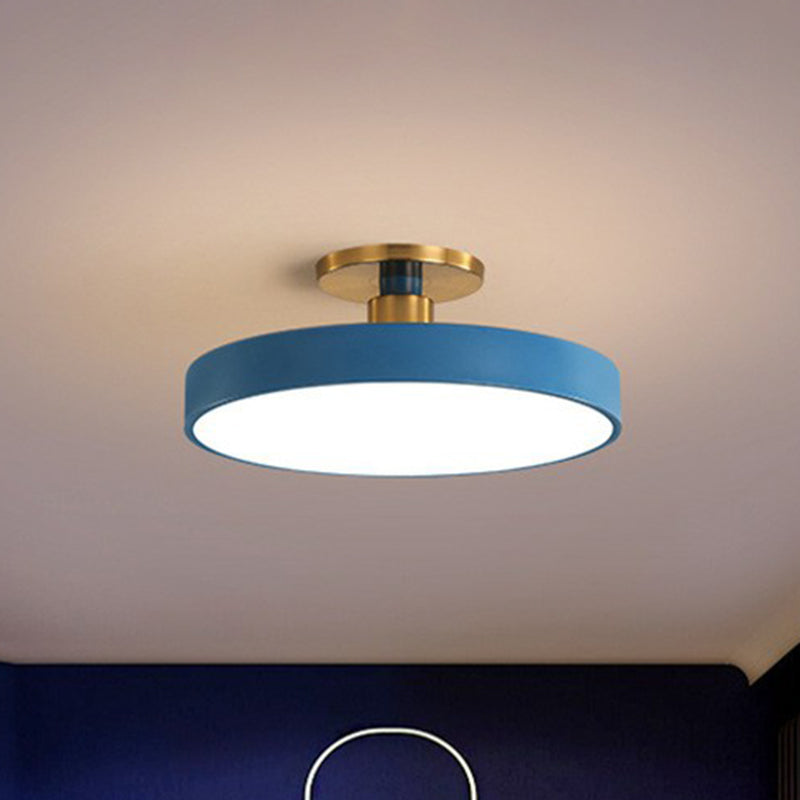 Camille Nordische Runde Acryl LED Deckenleuchte Halb-Bündig
