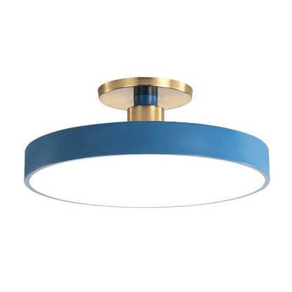 Camille Nordische Runde Acryl LED Deckenleuchte Halb-Bündig