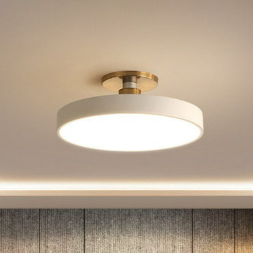 Camille Nordische Runde Acryl LED Deckenleuchte Halb-Bündig