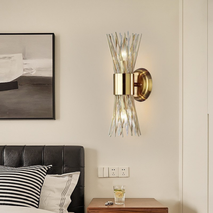 Wandleuchte Lucille Glas