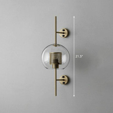 Élodie Mesh Screen Glass Wall Sconce Minimalist Lamp