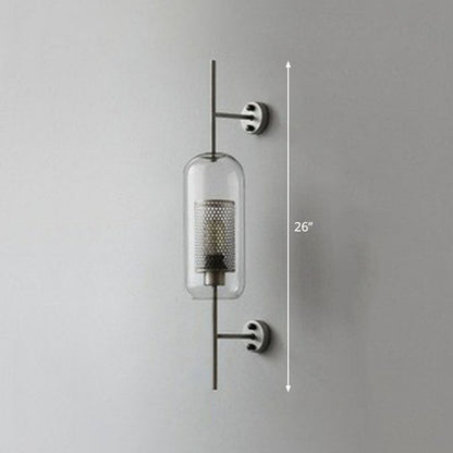 Élodie Mesh Screen Glass Wall Sconce Minimalist Lamp