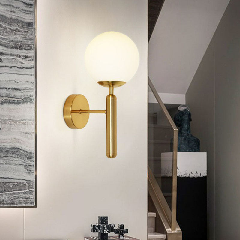 Lucie Mini Glass Ball Wall Light Sconce