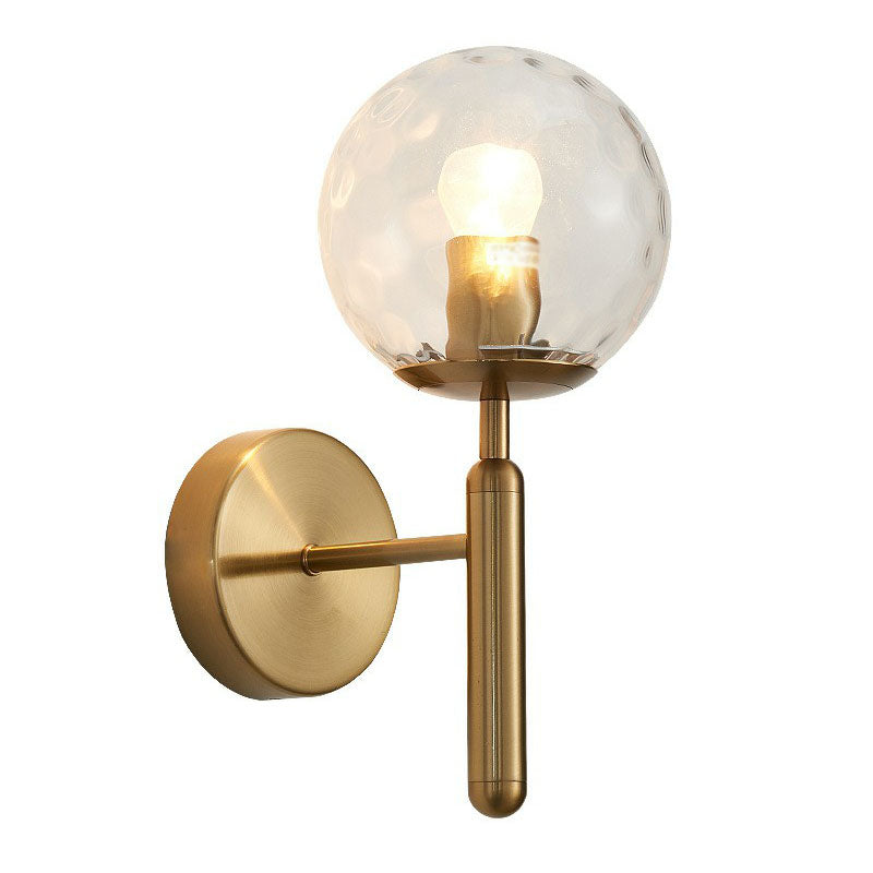 Lucie Mini Glass Ball Wall Light Sconce