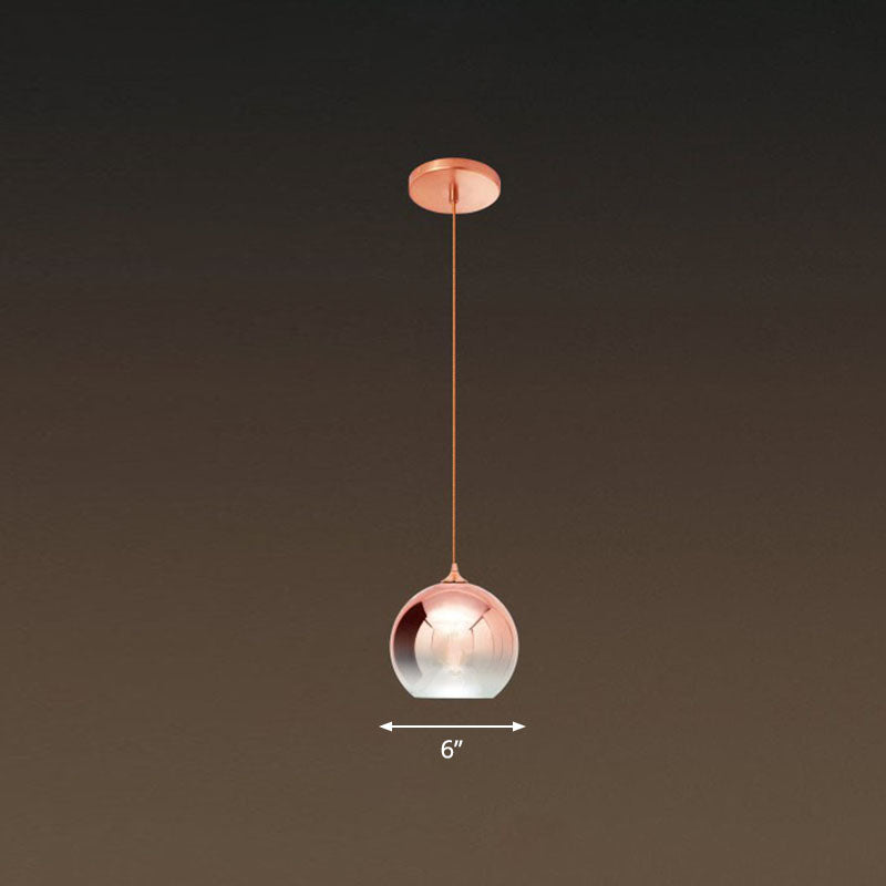 Noémie Gradient Glas-Kugel-Pendelleuchte