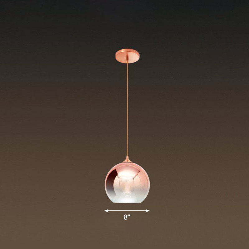 Noémie Gradient Glas-Kugel-Pendelleuchte