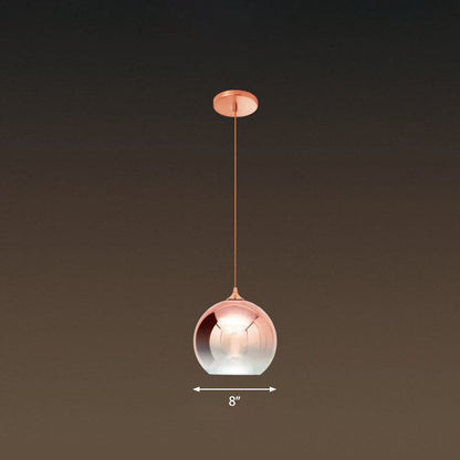 Noémie Gradient Glas-Kugel-Pendelleuchte
