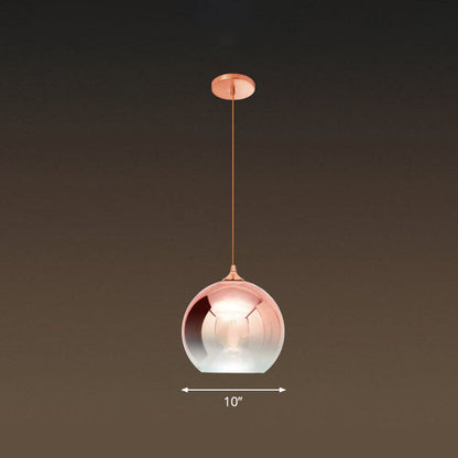 Noémie Gradient Glas-Kugel-Pendelleuchte