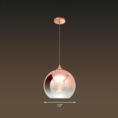 Noémie Gradient Glas-Kugel-Pendelleuchte