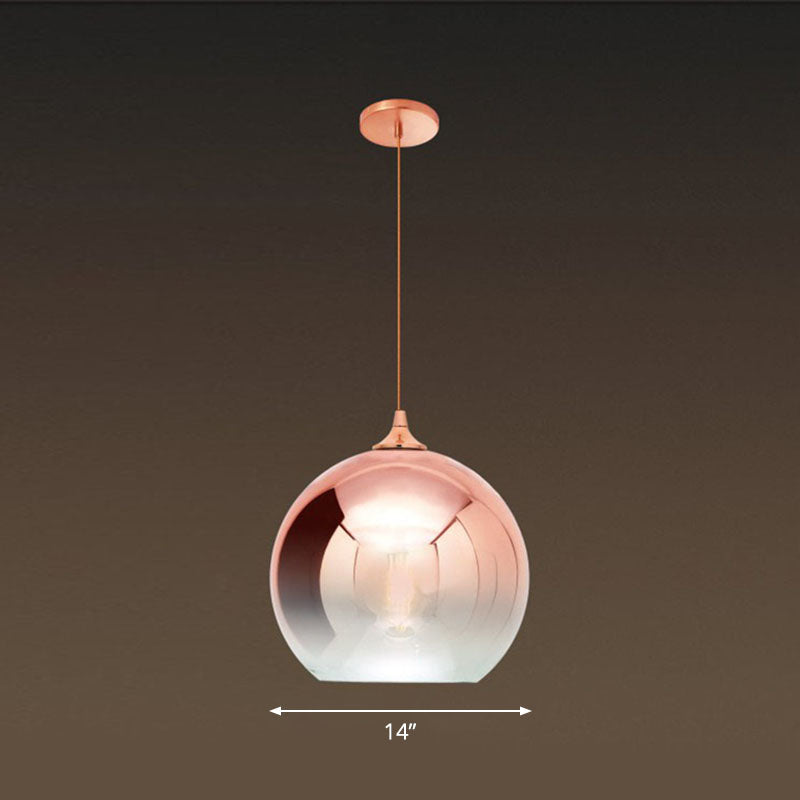 Noémie Gradient Glas-Kugel-Pendelleuchte