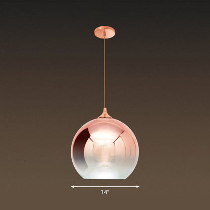 Noémie Gradient Glas-Kugel-Pendelleuchte