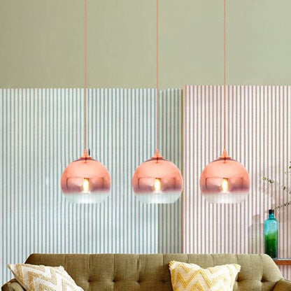 Noémie Gradient Glas-Kugel-Pendelleuchte