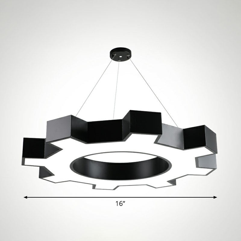Élodie Getriebe-LED-Pendelleuchten Modern Acryl Schwarz