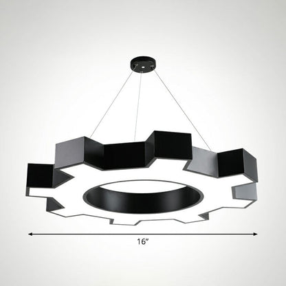 Élodie Getriebe-LED-Pendelleuchten Modern Acryl Schwarz