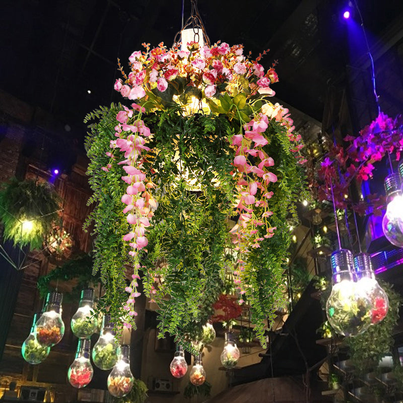 Clémence Farmhouse Plant Pendant Chandelier Light