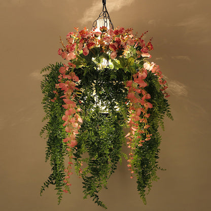 Clémence Farmhouse Plant Pendant Chandelier Light