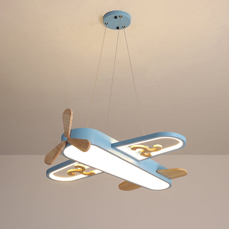 Juliette Kids Plane-Shaped LED Hanging Lamp Acrylic Pendant
